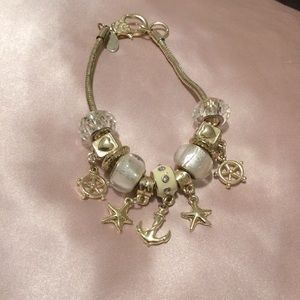 Sailor-themed charm bracelet